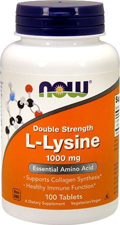 Лизин NOW L-Lysine 1000 мг