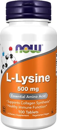 Лизин NOW L-Lysine 500mg