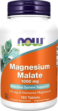 Магний Magnesium Malate 1000mg от NOW