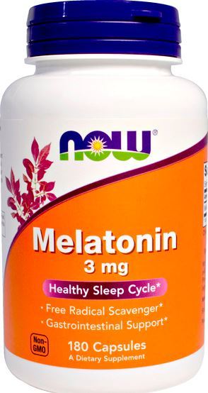 Мелатонин Melatonin 3mg от NOW