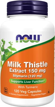 Экстракт расторопши Milk Thistle Extract 150 мг - Silymarin 120 мг от NOW