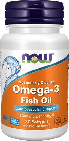 Жирные кислоты NOW Omega-3