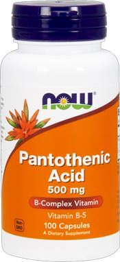 Витамин Б5 Pantothenic Acid от NOW