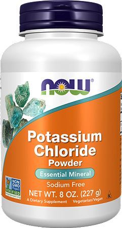 Калий NOW Potassium Chloride Powder