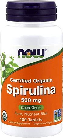 NOW Spirulina 500 мг
