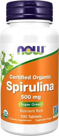 Спирулина NOW Spirulina 500 мг