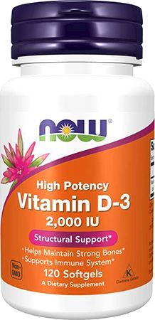 Витамин D3 Vitamin D3 2000 IU от NOW