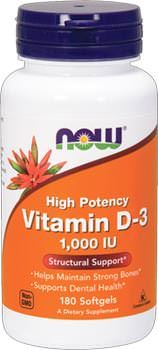Витамин Д3 Vitamin D-3 от NOW