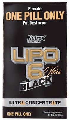 Жиросжигатель Lipo-6 Black Hers Ultra Concentrate от Nutrex