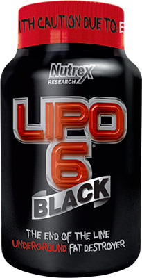 Жиросжигатель Lipo-6 Black от Nutrex