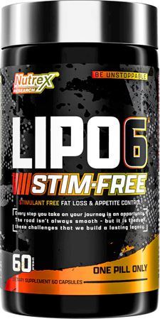 Жиросжигатель Lipo-6 Stim-Free от Nutrex