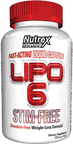 Жиросжигатель Lipo-6 Stim-Free от Nutrex