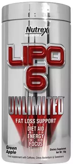 Жиросжигатель Lipo-6 Unlimited Powder от Nutrex