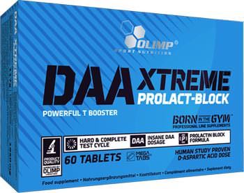 Для повышения тестостерона DAA Xtreme Prolact Block от Olimp