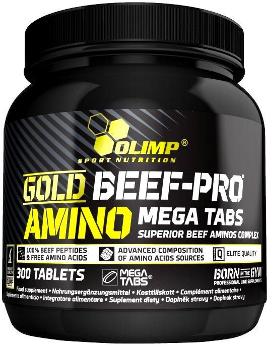 Аминокислотный комплекс Gold Beef-Pro Amino Mega Tabs от Olimp