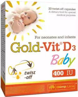 Витамин Д3 для детей Gold-Vit D3 Baby от Olimp