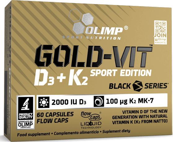 Витамины Olimp Gold Vit D3 plus K2 Sport Edition