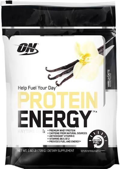 Сывороточный протеин c кофеином Protein Energy от Optimum Nutrition