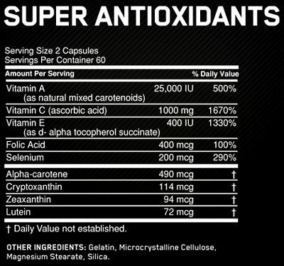 Состав Super Antioxidants