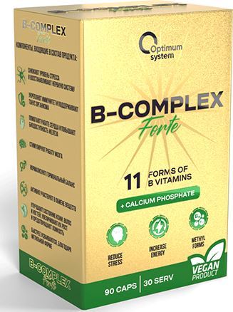 Витамины Optimum System B-Complex Forte Gold Series