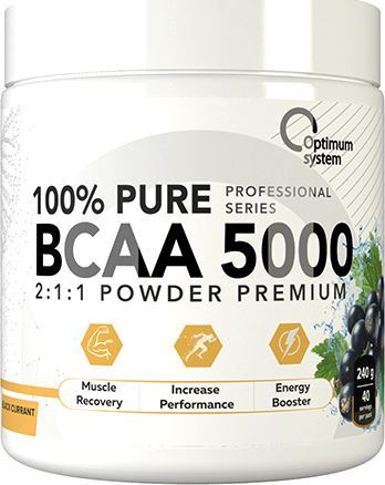 Optimum System 100 Pure BCAA 5000 2-1-1 Powder Premium
