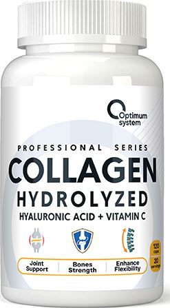 Гидролизованный коллаген в капсулах Optimum System Collagen Hydrolyzed