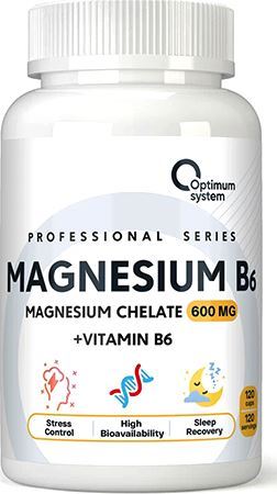 Магний с витамином Б6 Optimum System Magnesium B6 Chelate