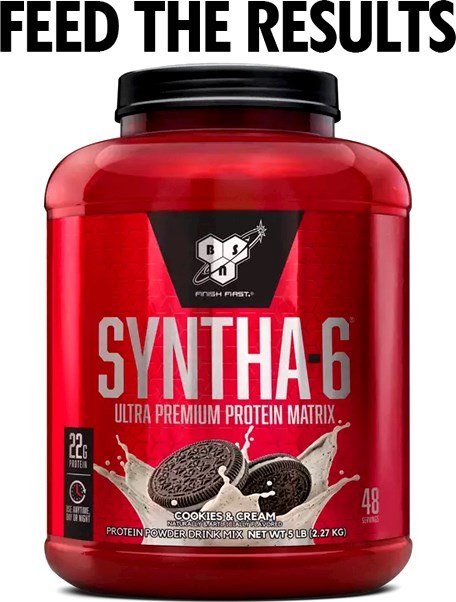 Накорми результат протеином BSN Syntha-6!