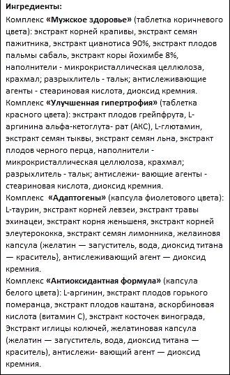 Состав Reckful Monster Test