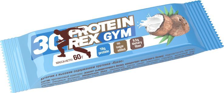 Протеиновые батончики Rex Gym Protein
