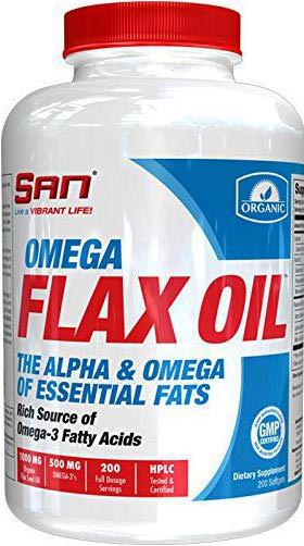 Льняное масло Omega Flax Oil от SAN