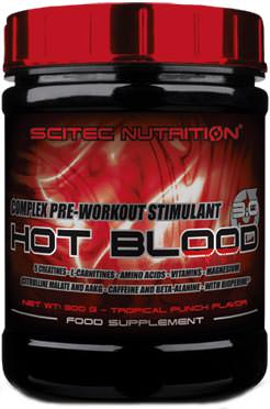 Предтренировочный комплекс Hot Blood 3.0 от Scitec Nutrition