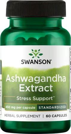 Ашваганда стандартизированная Swanson Ashwagandha Extract 450 мг