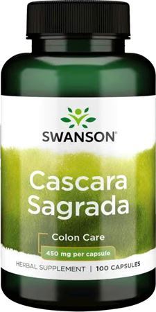 Каскара саграда Swanson Cascara Sagrada 450 мг