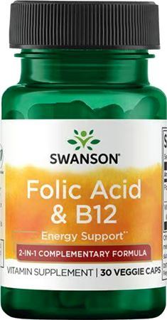 Фолиевая кислота Swanson Folic Acid B12