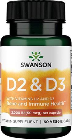 Swanson Vitamin D2 D3 2000 МЕ