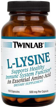Лизин L-Lysine 500mg от Twinlab