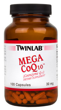 Коэнзим Twinlab Mega CoQ10 100 капс по 30 мг