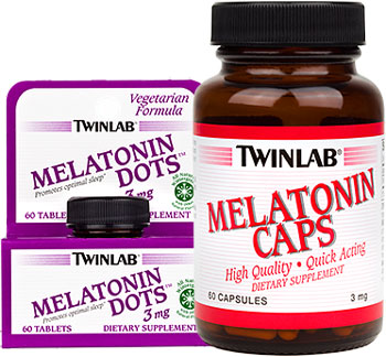 Мелатонин Melatonin 3mg от Twinlab