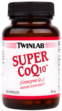 Коэнзим Twinlab Super CoQ10 60 капс по 50 мг