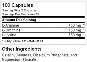 Ultimate Nutrition Arginine Ornithine Lysine