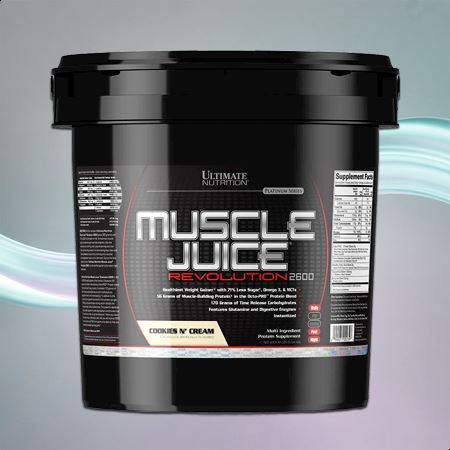 Высококалорийный гейнер Muscle Juice Revolution 2600 от Ultimate Nutrition 5040г