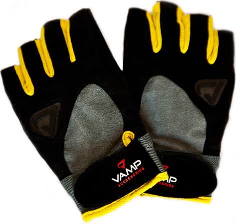 Спортивные перчатки Black Yellow Gloves от Vamp