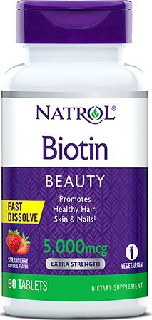 Биотин Biotin 5000 мкг от Natrol