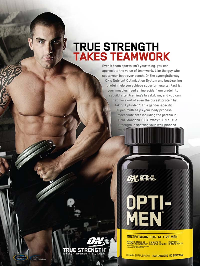 Витамины Opti-Men для мужчин от Optimum Nutrition