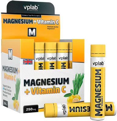 Магний и витамин С Vplab Magnesium + Vitamin C