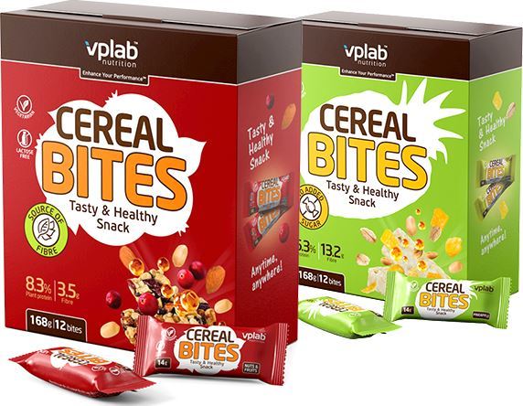 Злаковые батончики Vplab Cereal Bites
