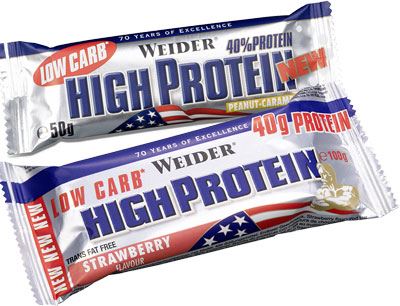 Батончик Low Carb High Protein Bar от Weider